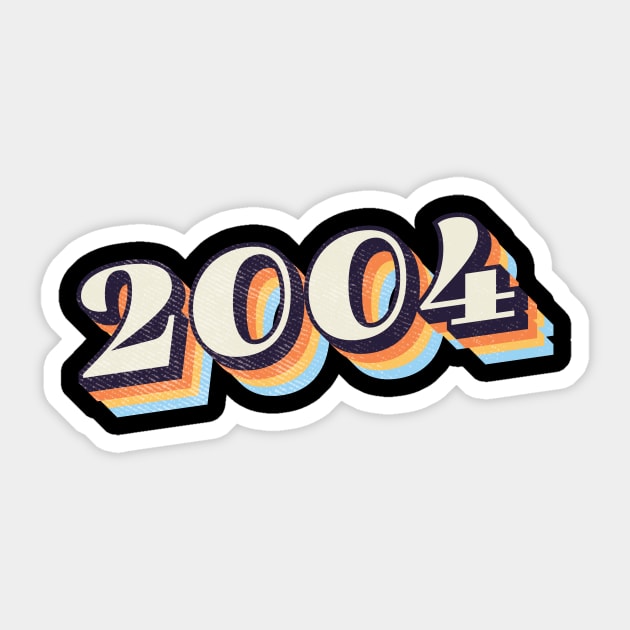 2004 Birthday Year Sticker by Vin Zzep